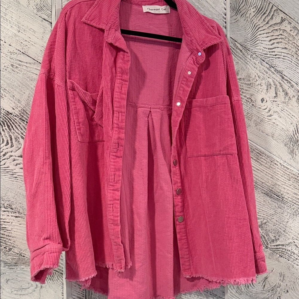 Pink Corduroy Jacket